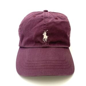 Polo Ralph Lauren Classic Burgundy Unisex Classic Baseball Style Hat